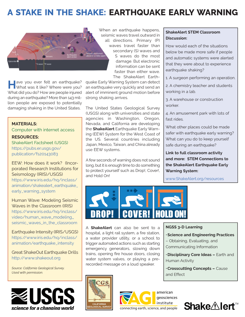 A Stake in the Shake: Earthquake Early Warning