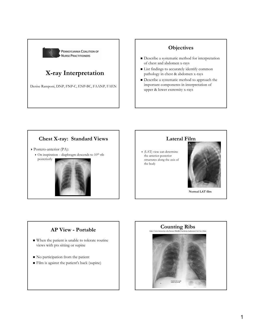 X-Ray Interpretation