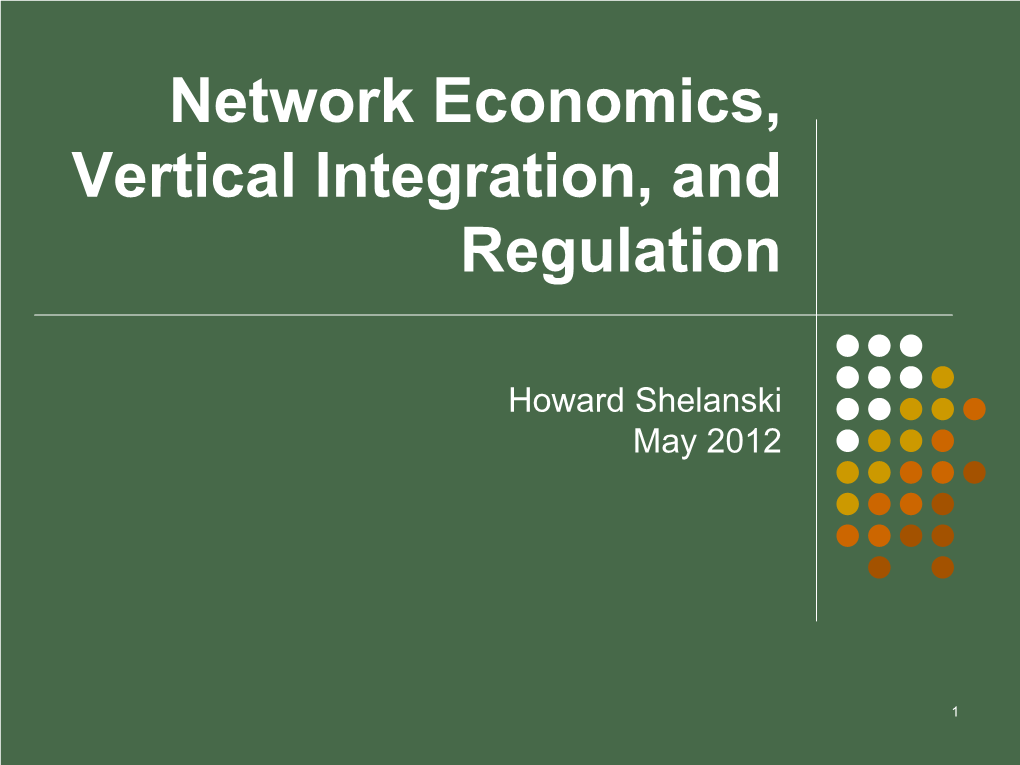 Network Economics, Transaction Costs, and Dynamic Competition