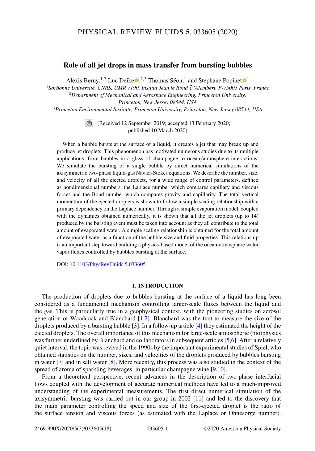 (2020) Role of All Jet Drops in Mass Transfer from Bursting Bubbles