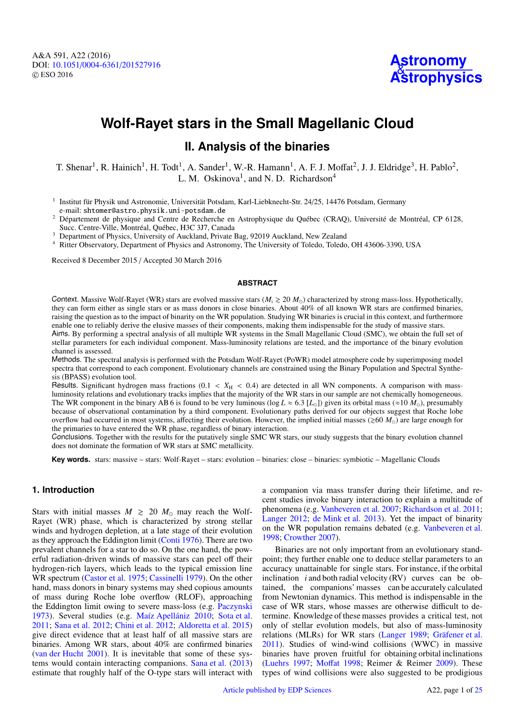 Wolf-Rayet Stars in the Small Magellanic Cloud II