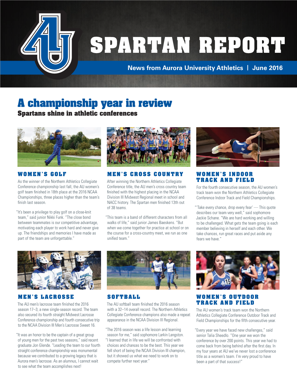 Spartan Report
