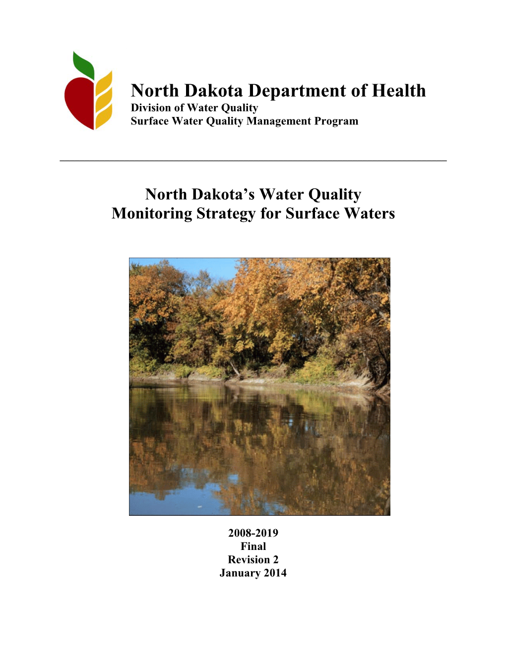 North Dakota's Water Quality Monitoring Strategy for Surface