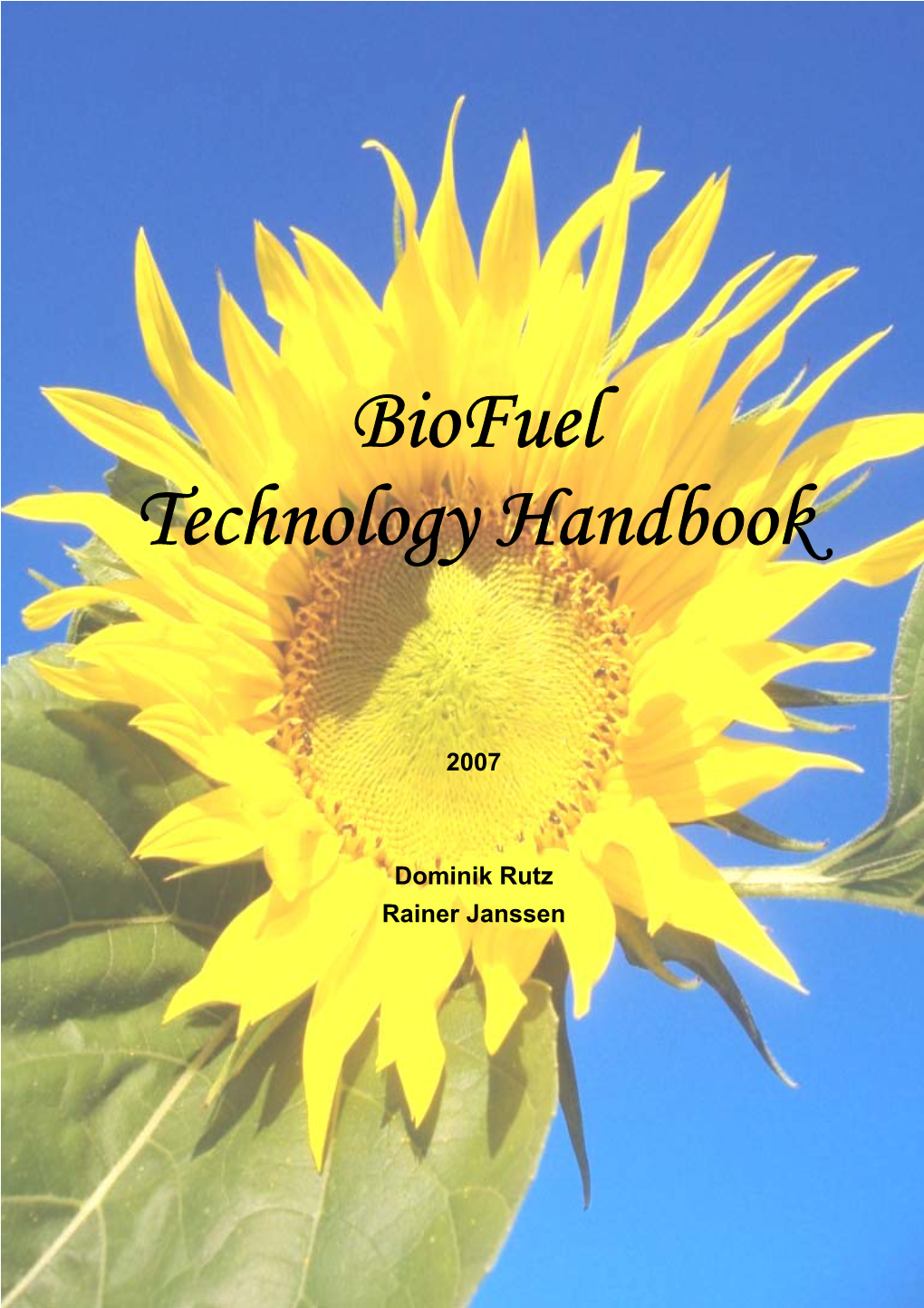 Biofuel Technology Handbook