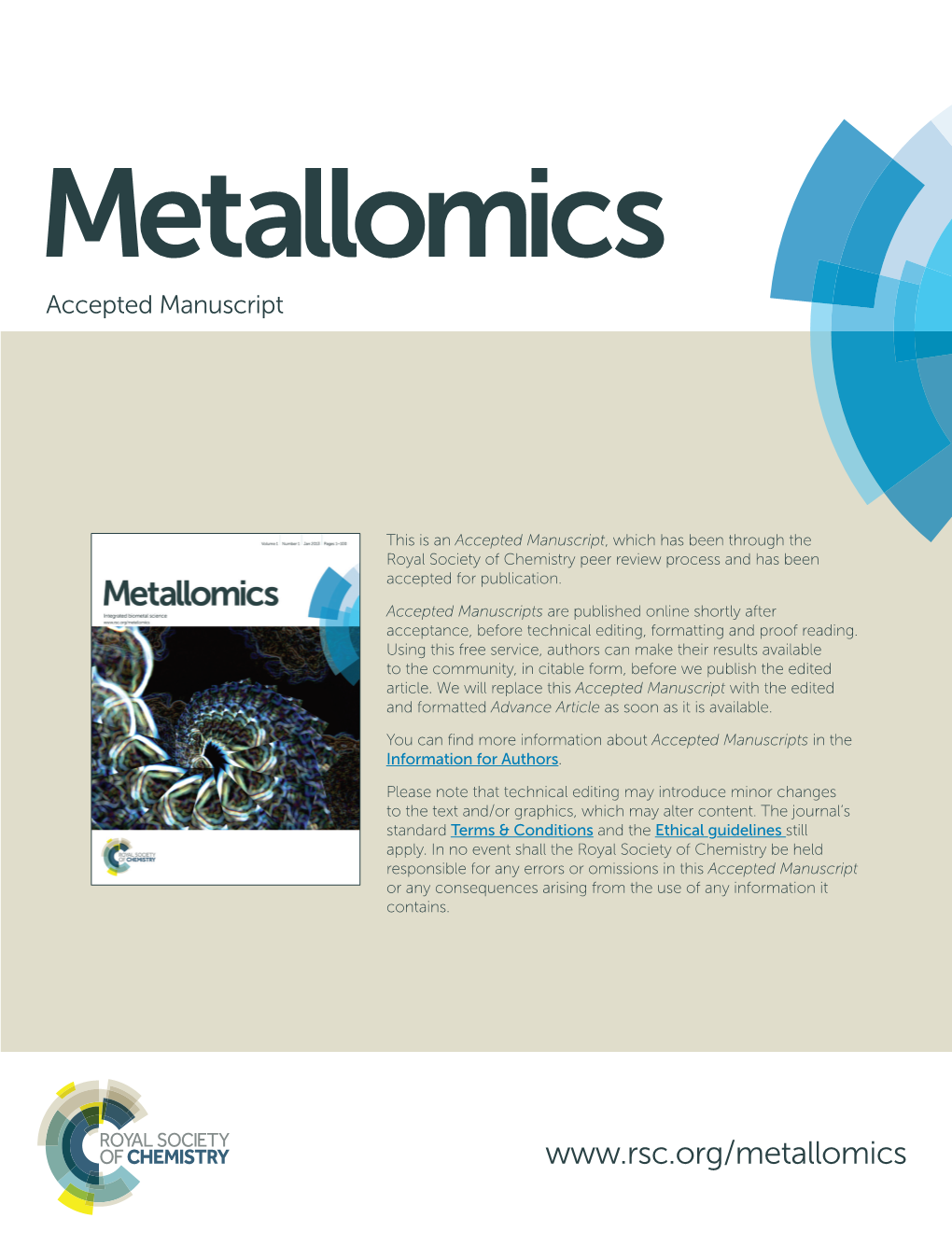 Characterization of Biometal Profiles in Neurological Disorders