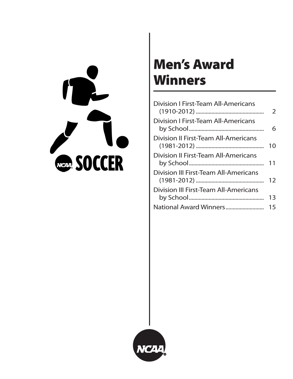 Men's Award Winners