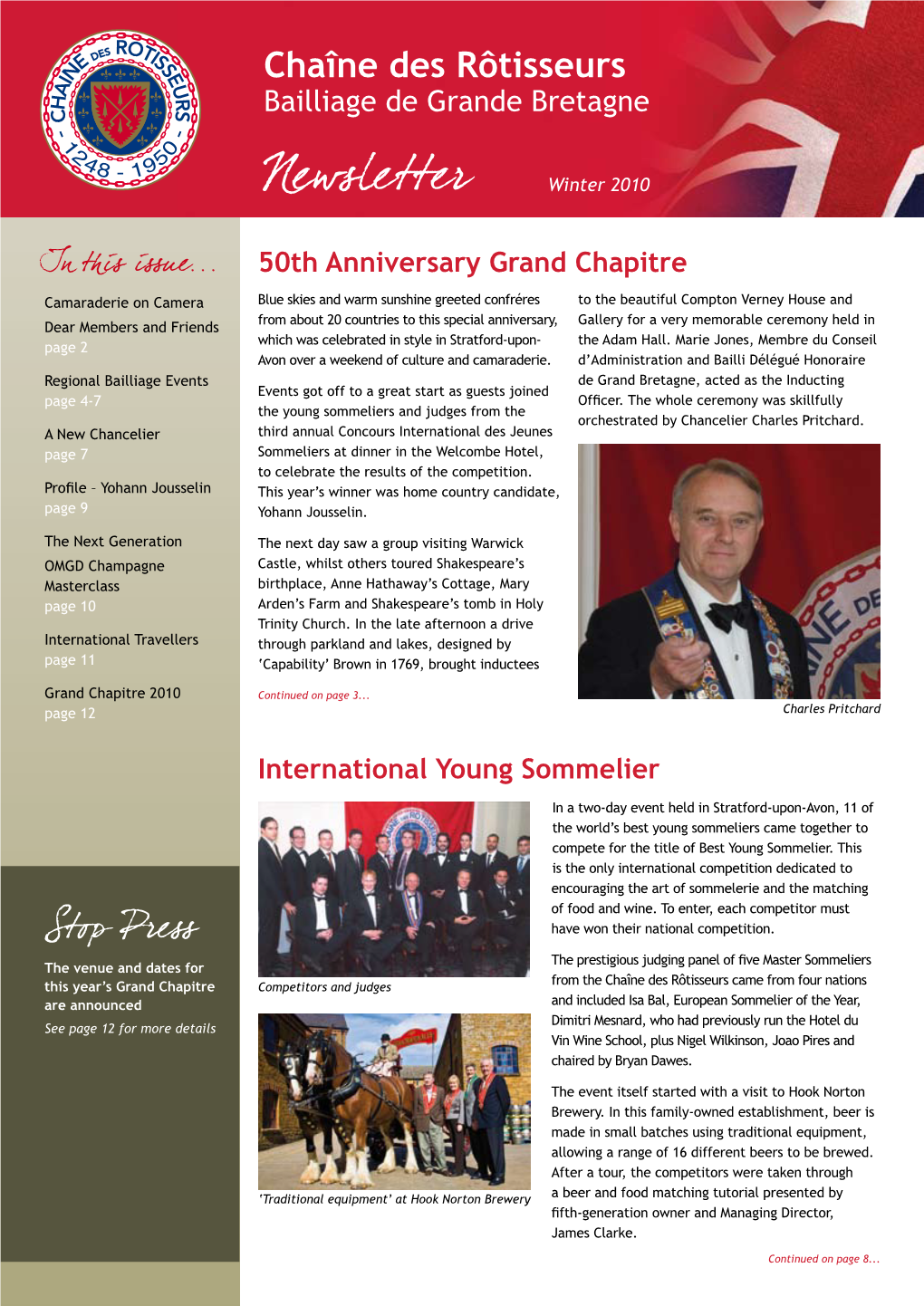 Newsletter Winter 2010