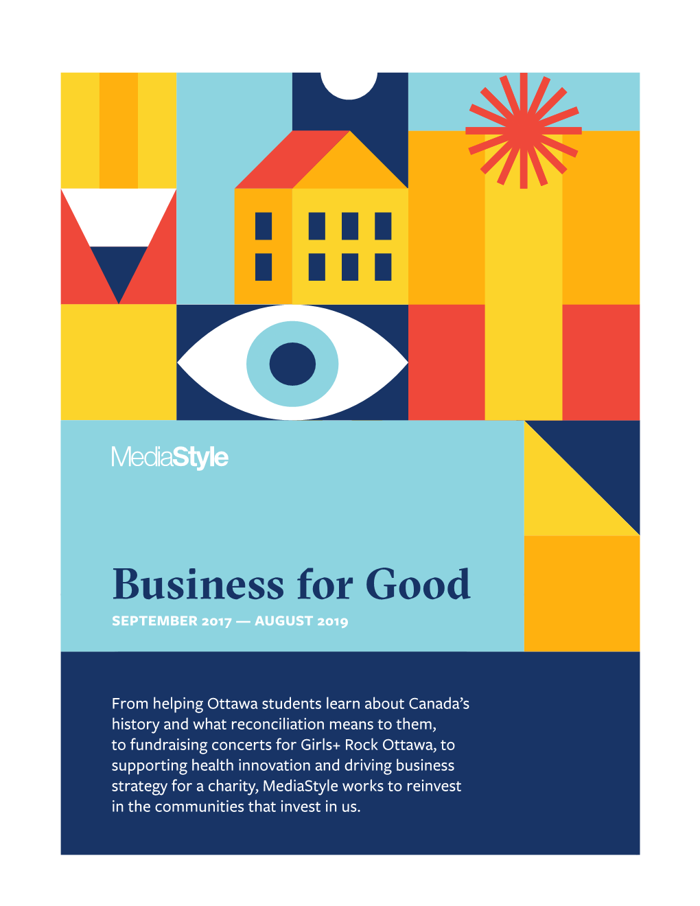 Business for Good SEPTEMBER 2017 — AUGUST 2019