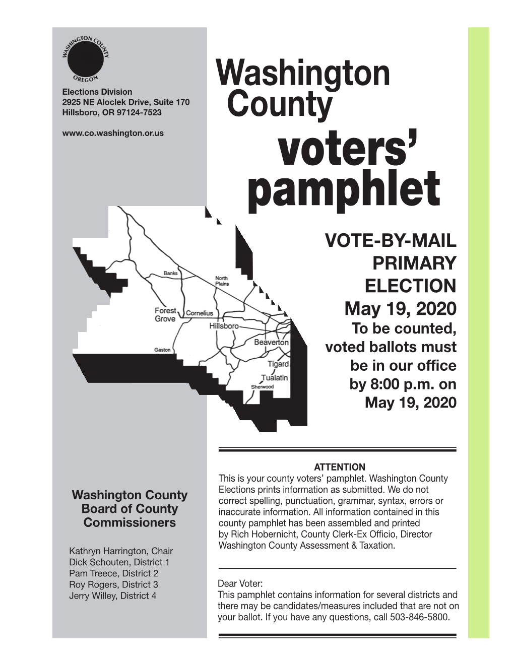 Voters' Pamphlet