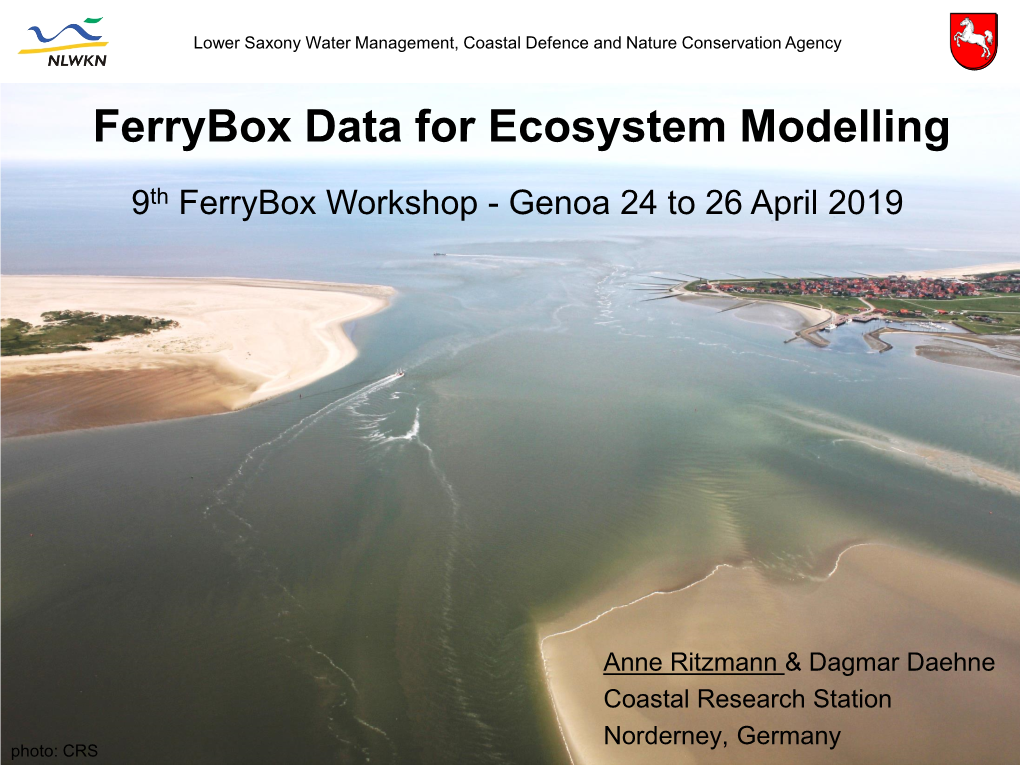 Ferrybox Data for Ecosystem Modelling