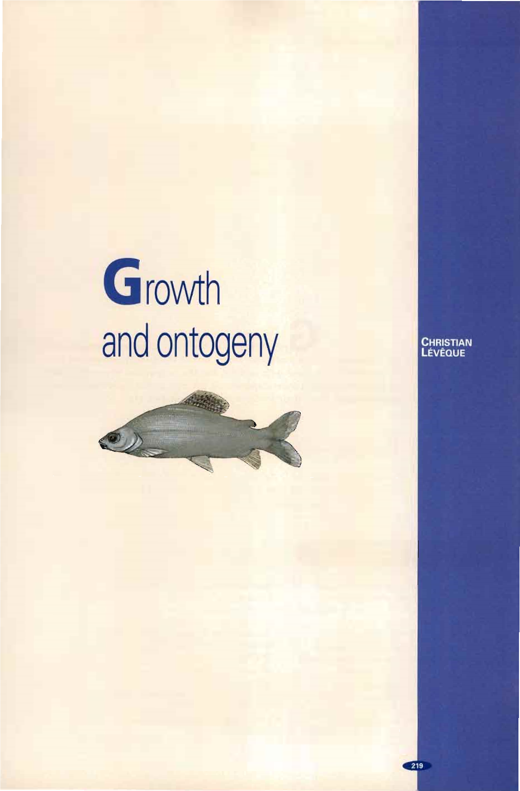 Growth and Ontogeny