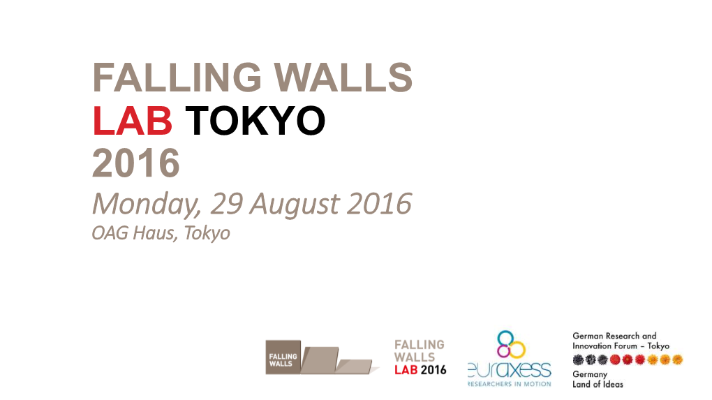 FWL Tokyo 2016 Proceedings