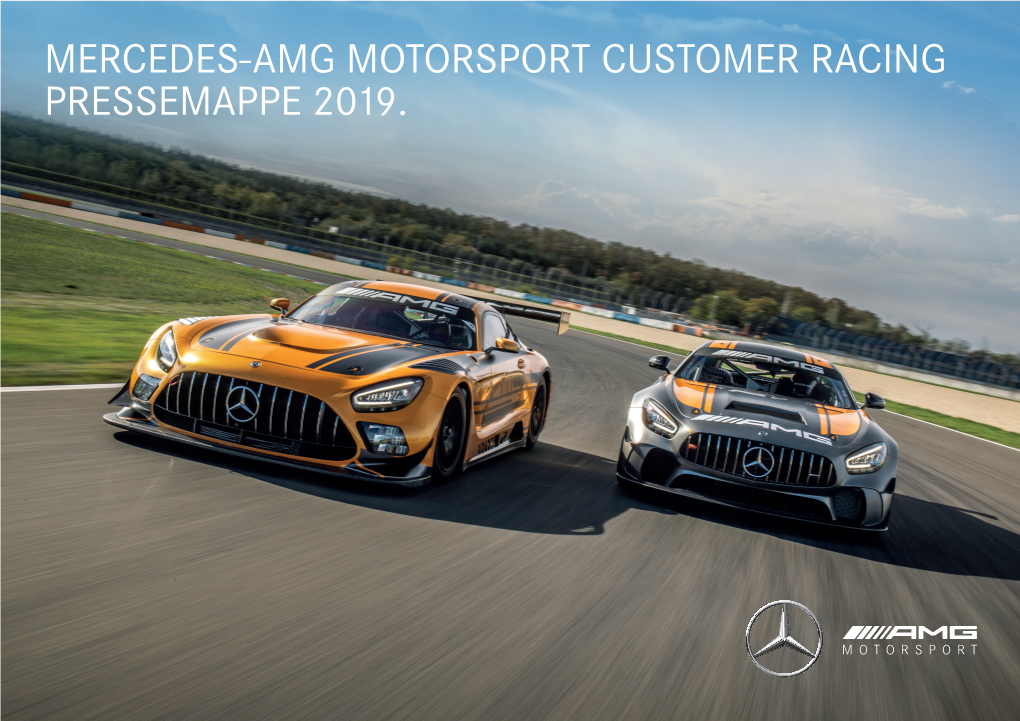 Mercedes-AMG Customer Racing Pressemappe 2019
