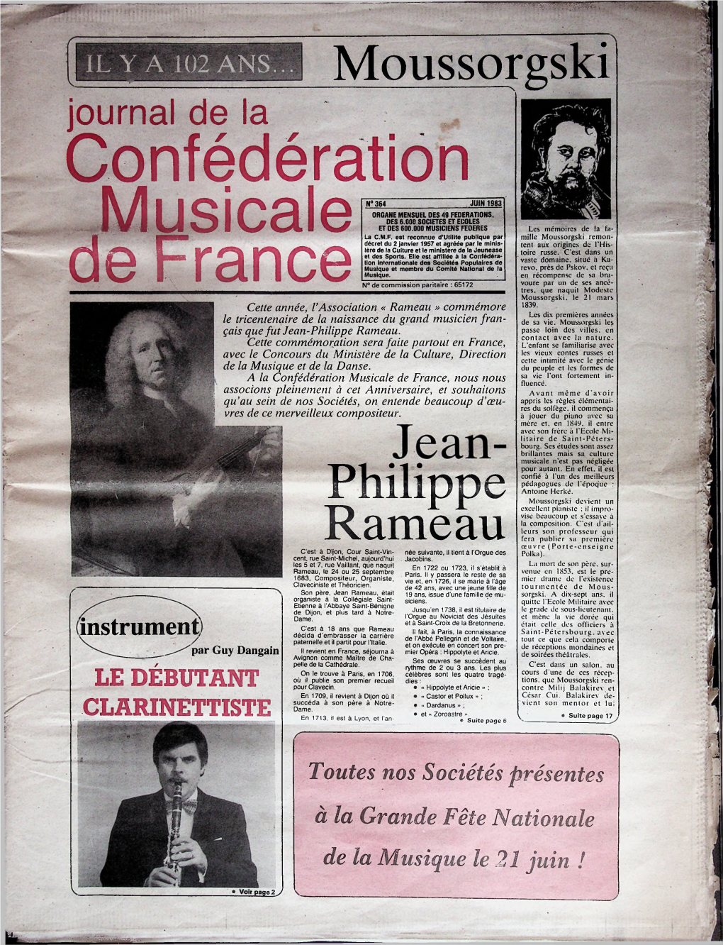 Journal De La Confédération N° 364