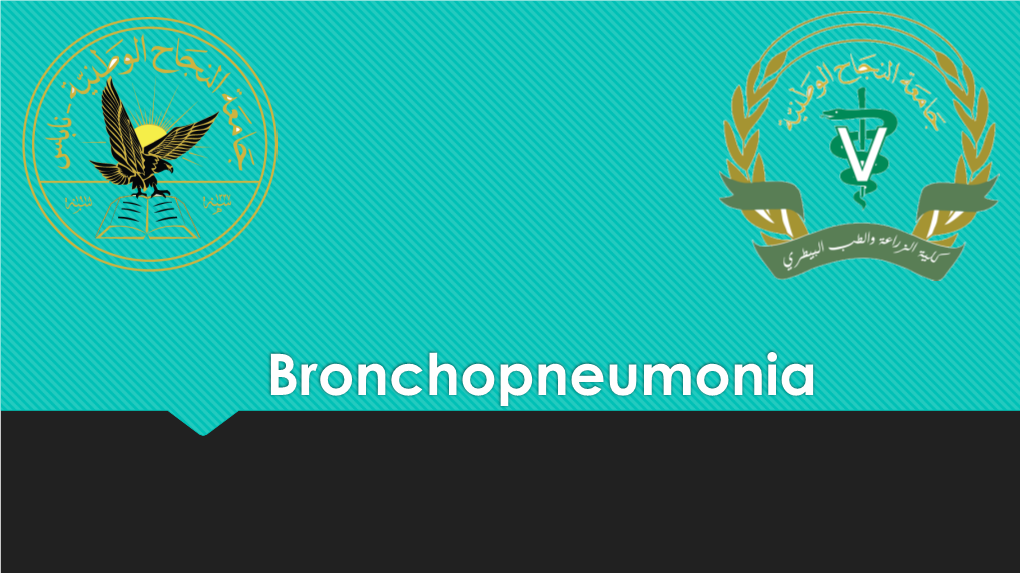 Bronchopneumonia Definition of Bronchopneumonia