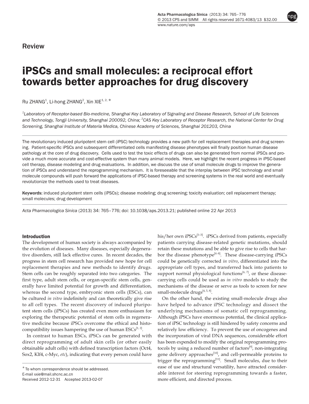 A Reciprocal Effort Towards Better Approaches for Drug Discovery