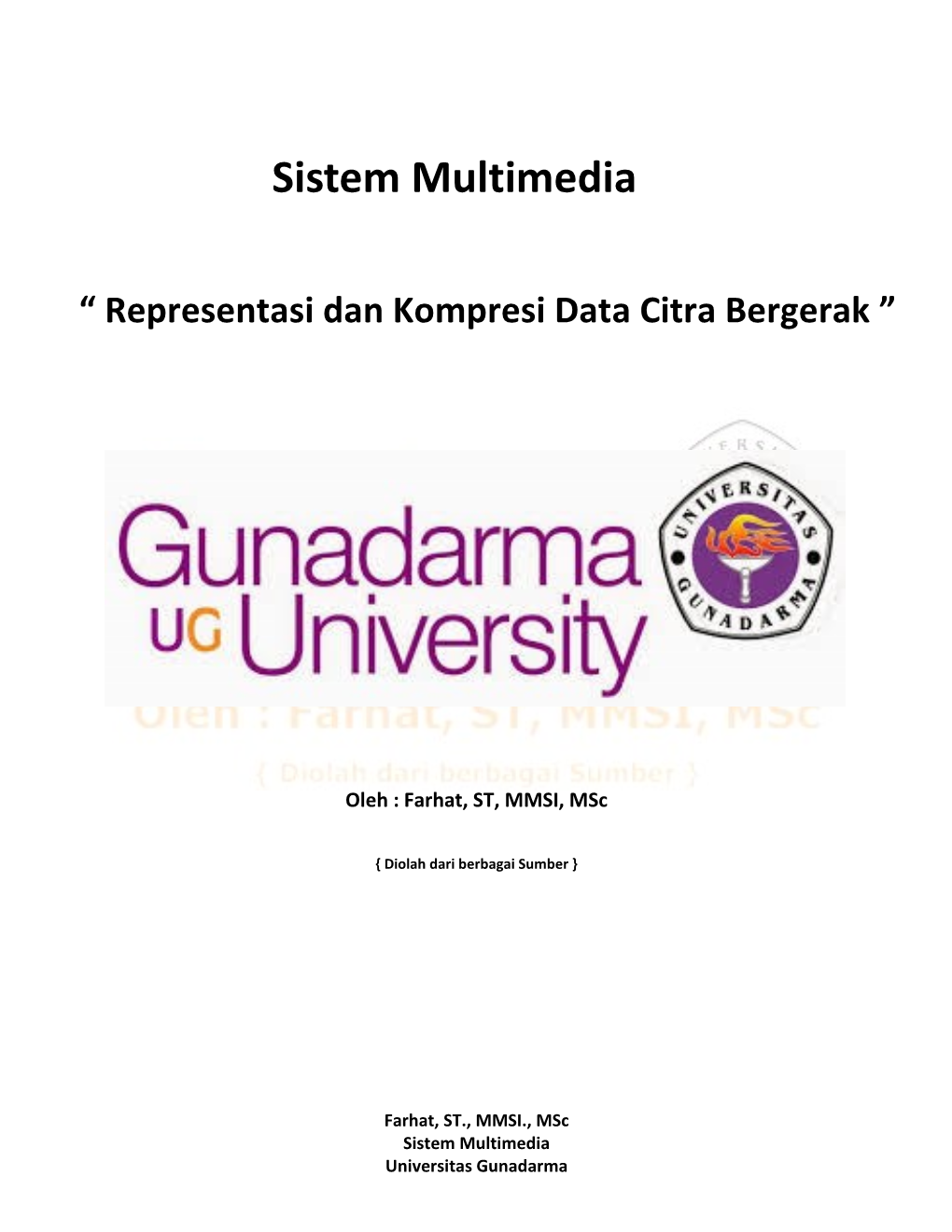 Representasi Dan Kompresi Data Citra Bergerak.Pdf