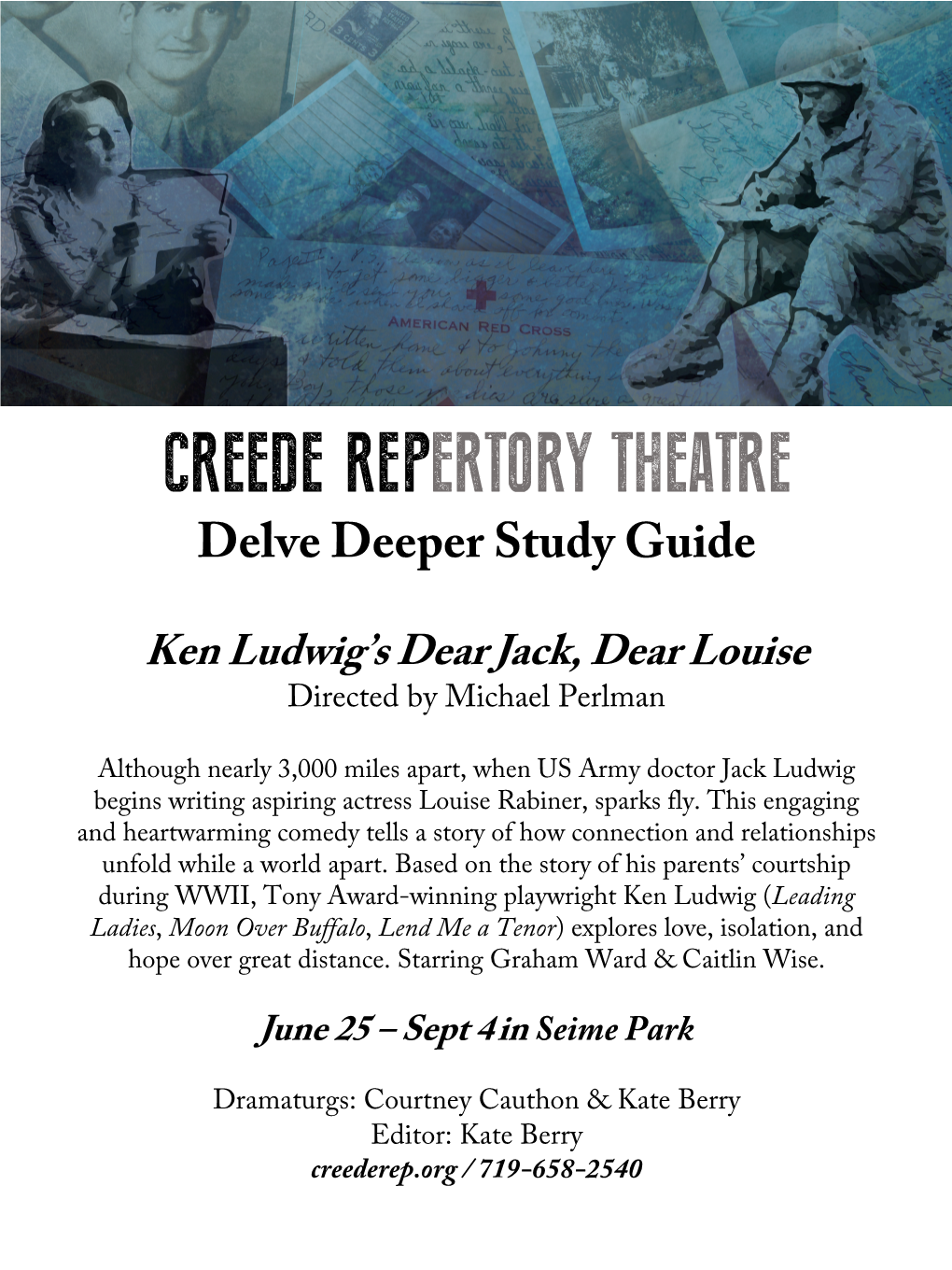 Delve Deeper Study Guide Ken Ludwig's Dear Jack, Dear Louise