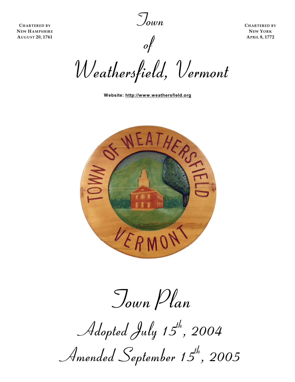 Weathersfield Amended Munici