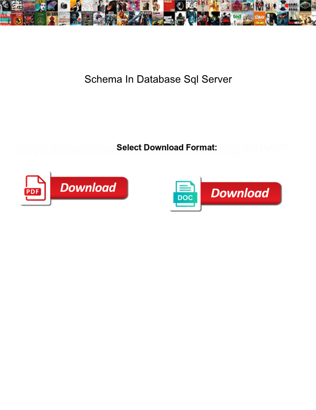 Schema in Database Sql Server