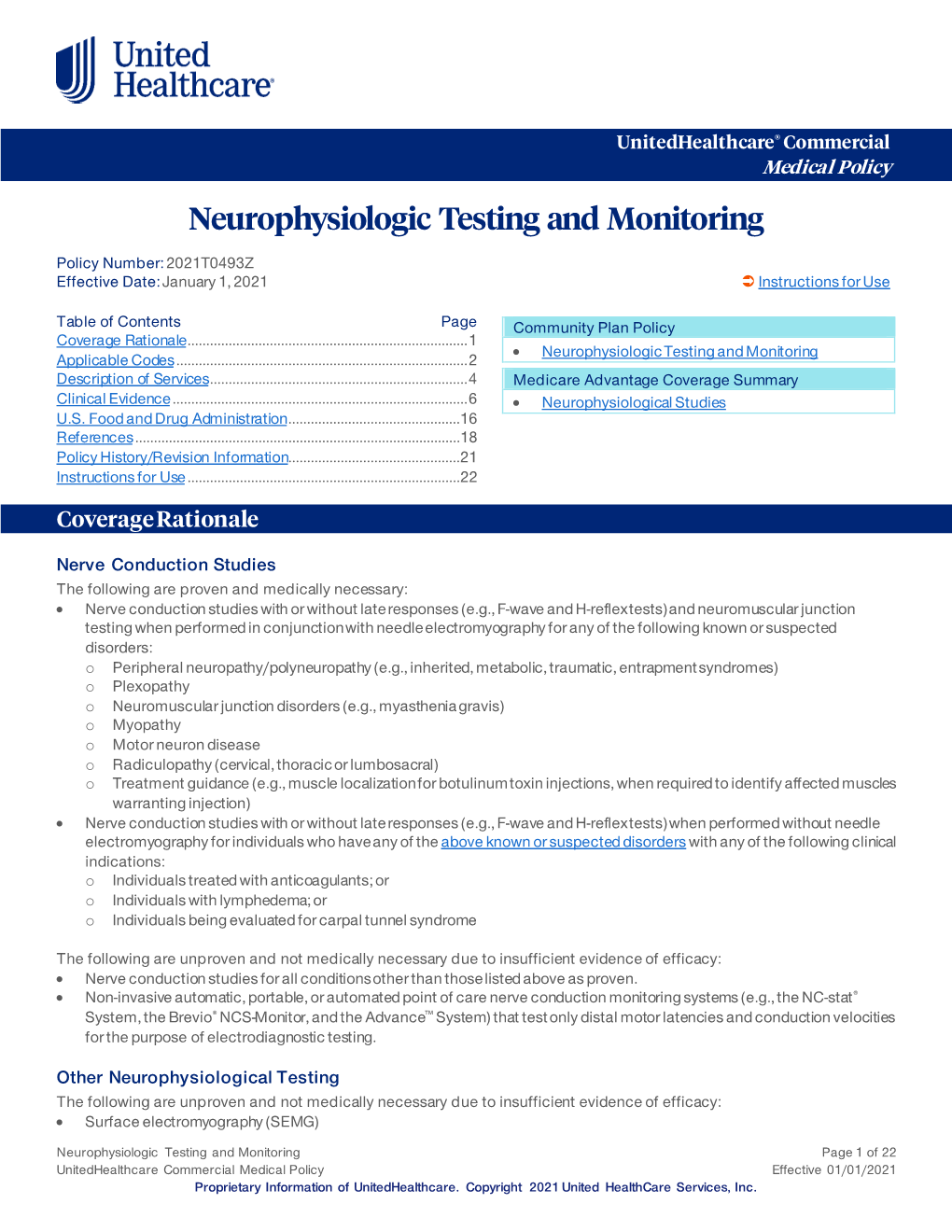 Neurophysiologic Testing and Monitoring