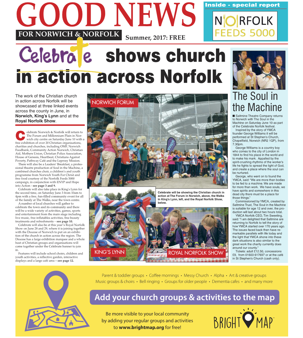 Celebrate Shows Church in Action Across Norfolk