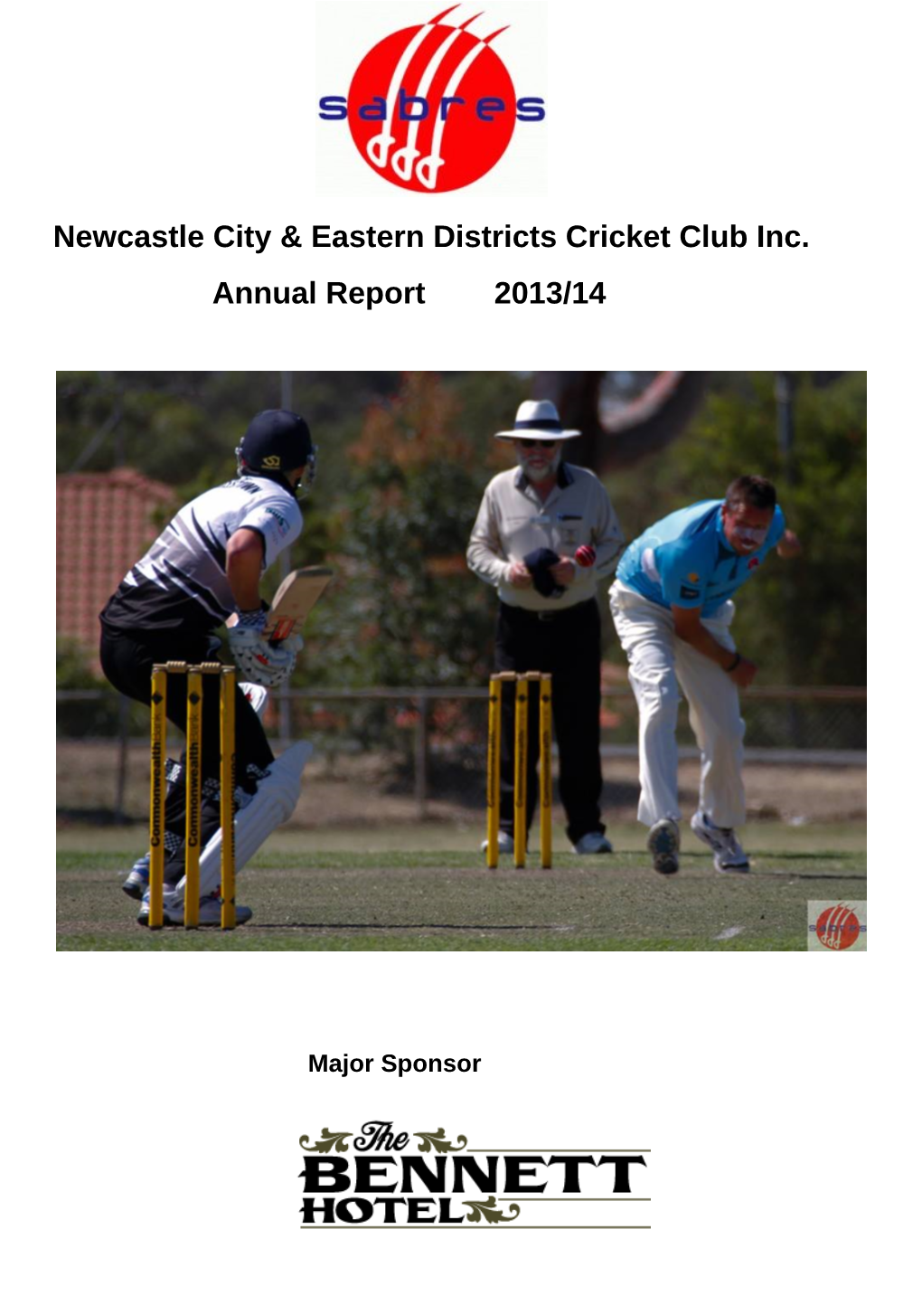 Newcastle City & Eastern Districts Cricket Club Inc. Annual Report