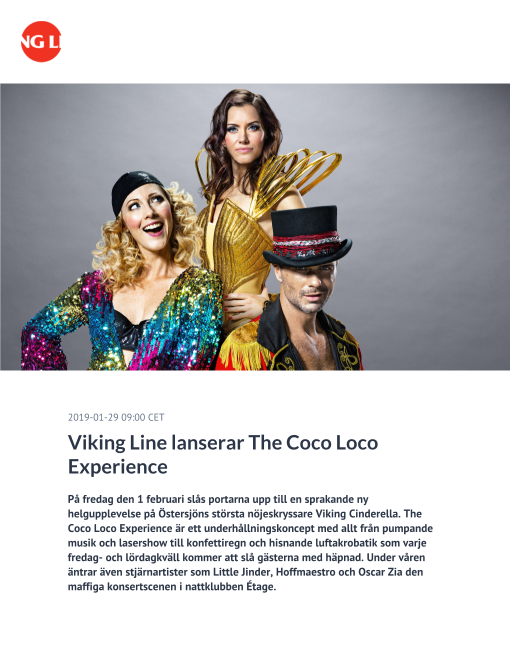 Viking Line Lanserar the Coco Loco Experience