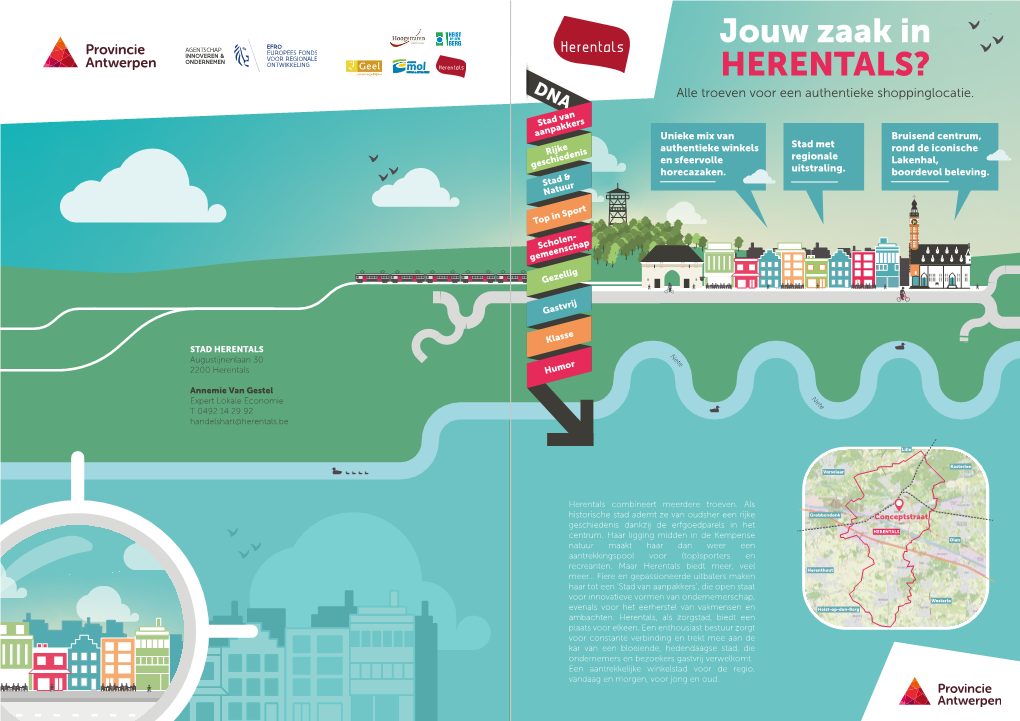 Jouw Zaak in HERENTALS? DNA Alle Troeven Voor Een Authentieke Shoppinglocatie