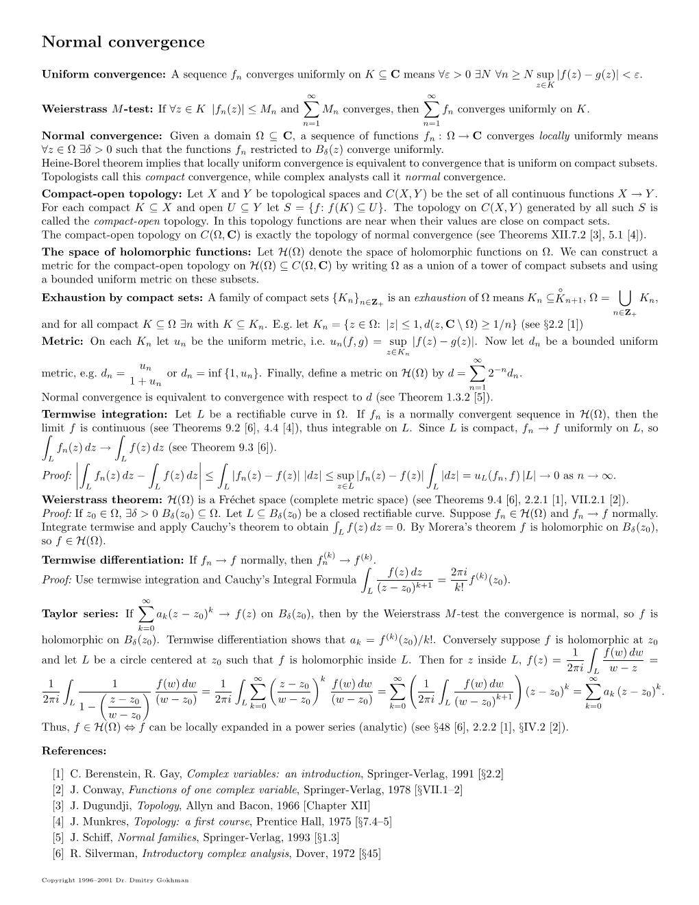 Normal Convergence