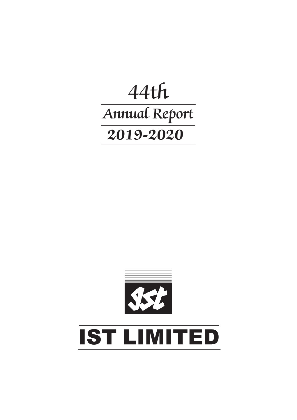 IST Limited Annual Report 2019-2020