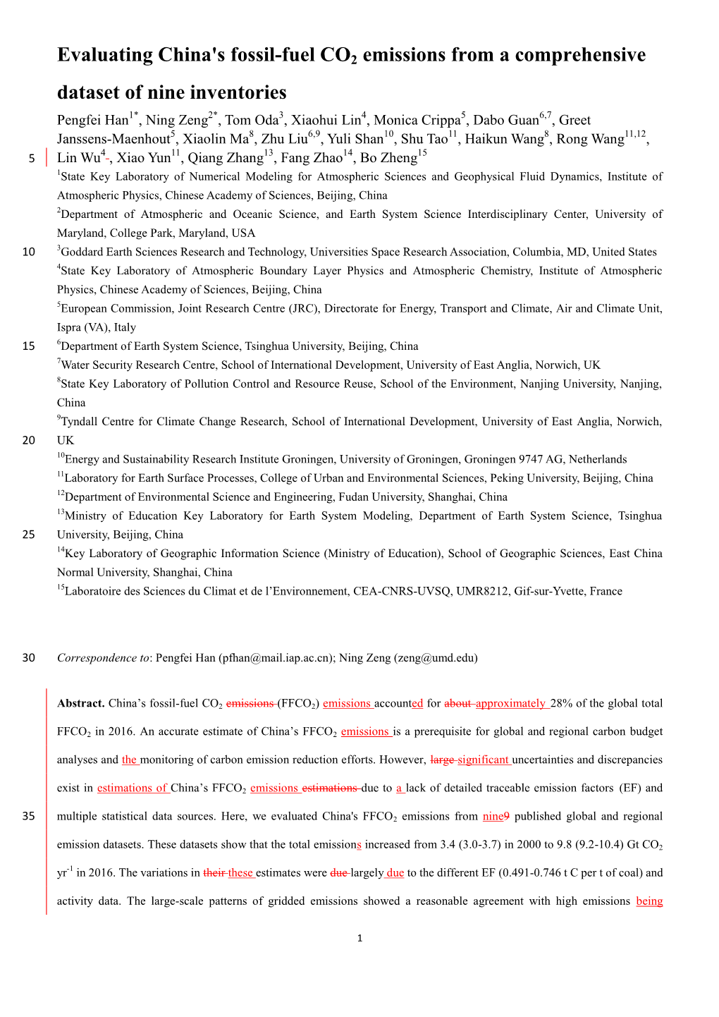 Evaluating China's Fossil-Fuel CO2 Emissions from A