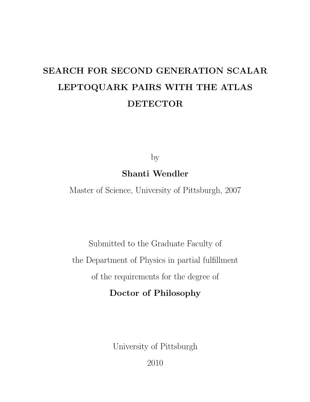 Search for Second Generation Scalar Leptoquark Pairs with the Atlas Detector