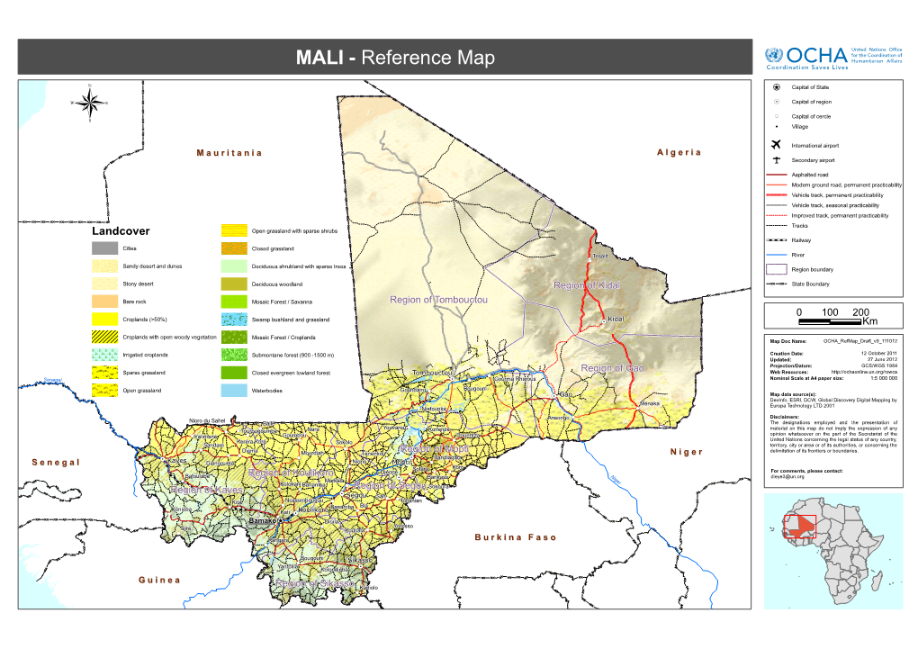 MALI - Reference Map