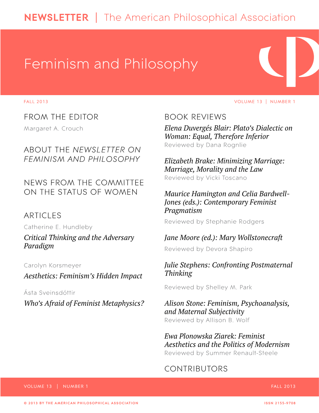 Feminism and Philosophy