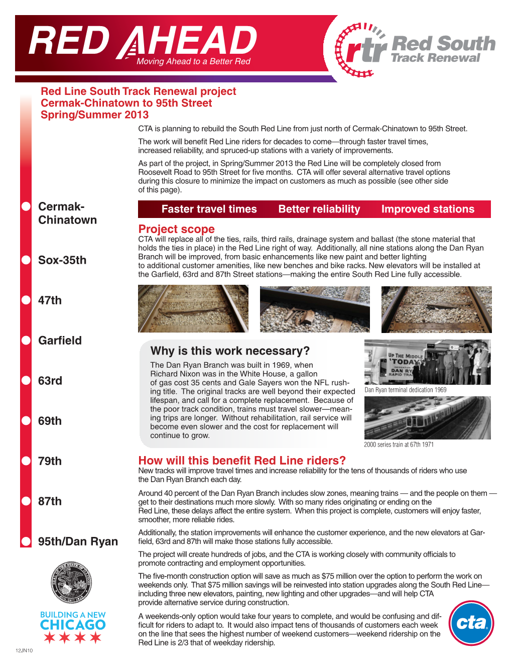 Project Scope Why Is This Work Necessary? How Will This Benefit Red Line Riders?