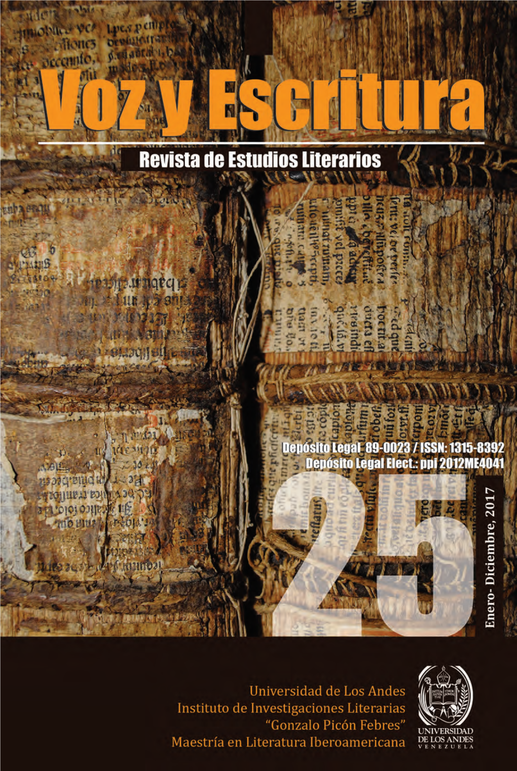 Revista VOZ Y ESCRITURA Nº 23.Indd