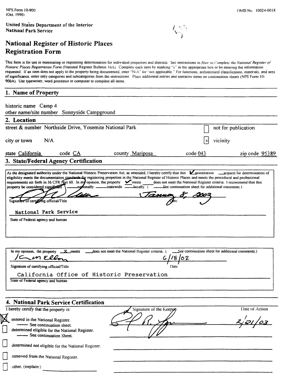 National Register of Historic Places Registration Form