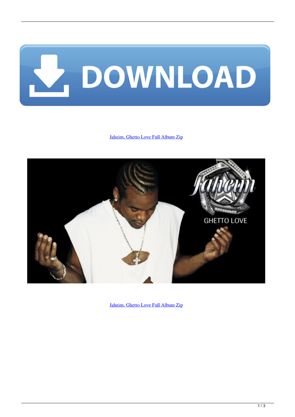 Jaheim Ghetto Love Full Album Zip