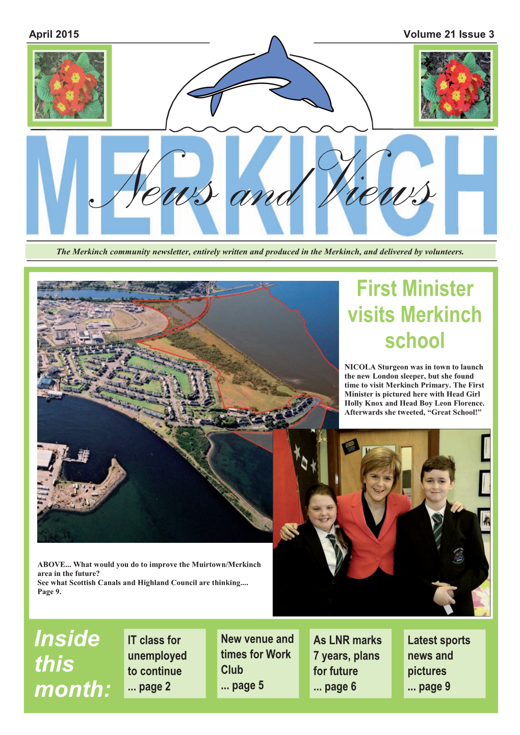 First Minister Visits Merkinch School