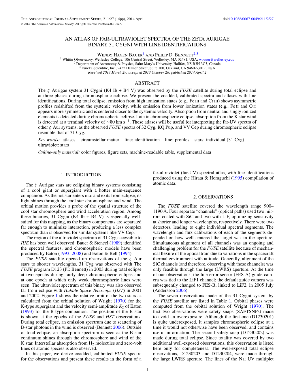 An Atlas of Far-Ultraviolet Spectra of the Zeta Aurigae Binary 31 Cygni with Line Identifications