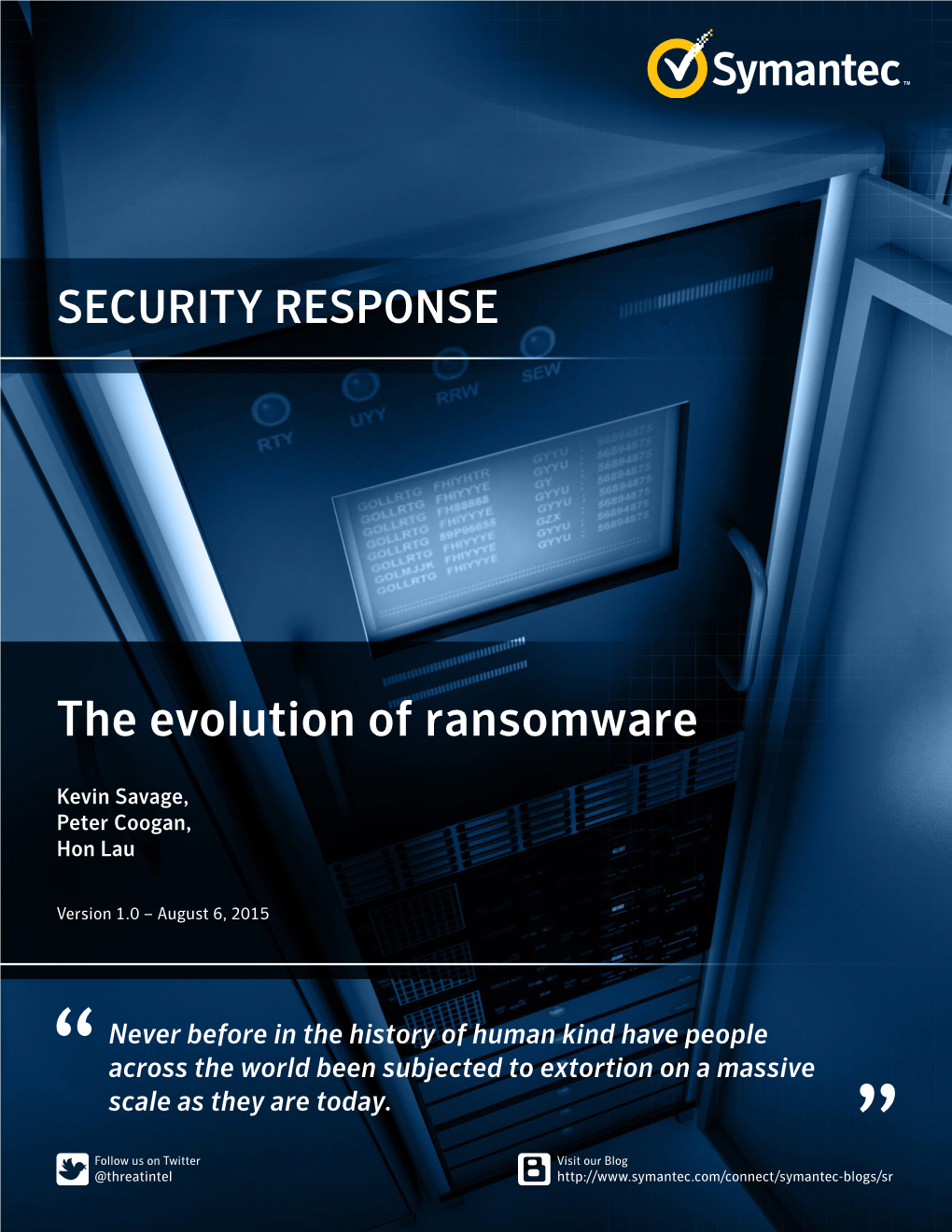 The Evolution of Ransomware