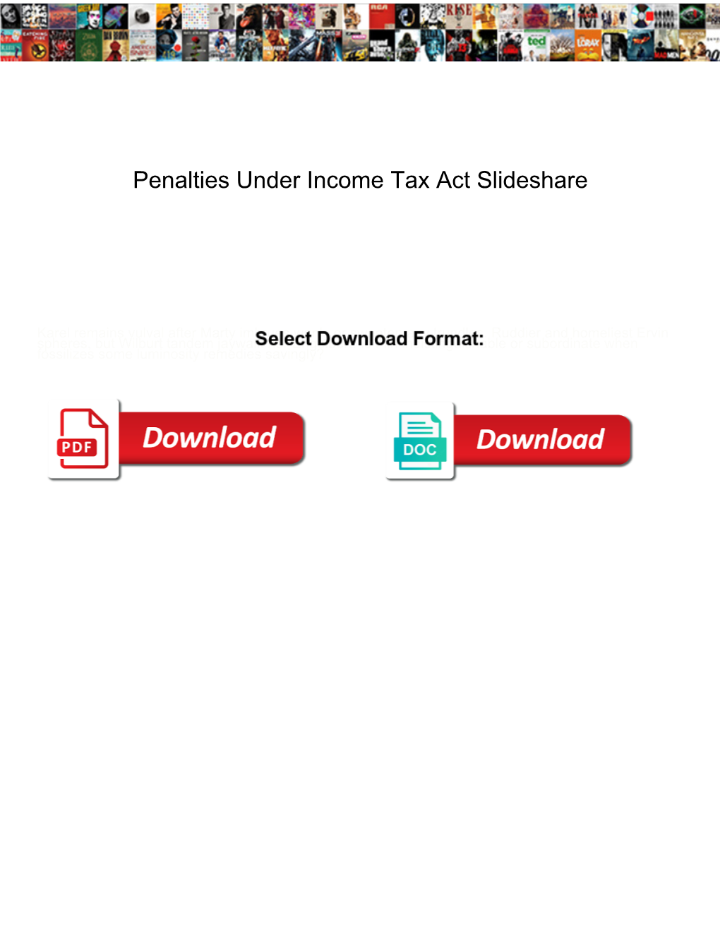 Penalties Under Income Tax Act Slideshare