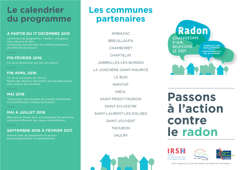 Radon: Changeons D'air, Relevons Le Défi