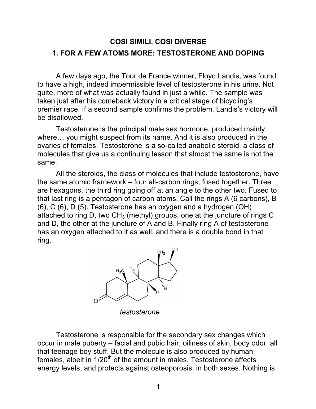 Testosterone, Or