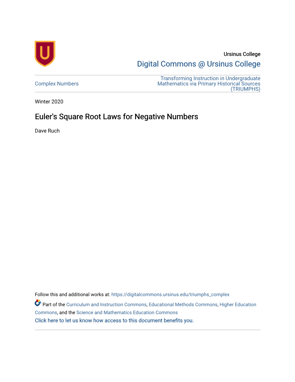 Euler's Square Root Laws for Negative Numbers