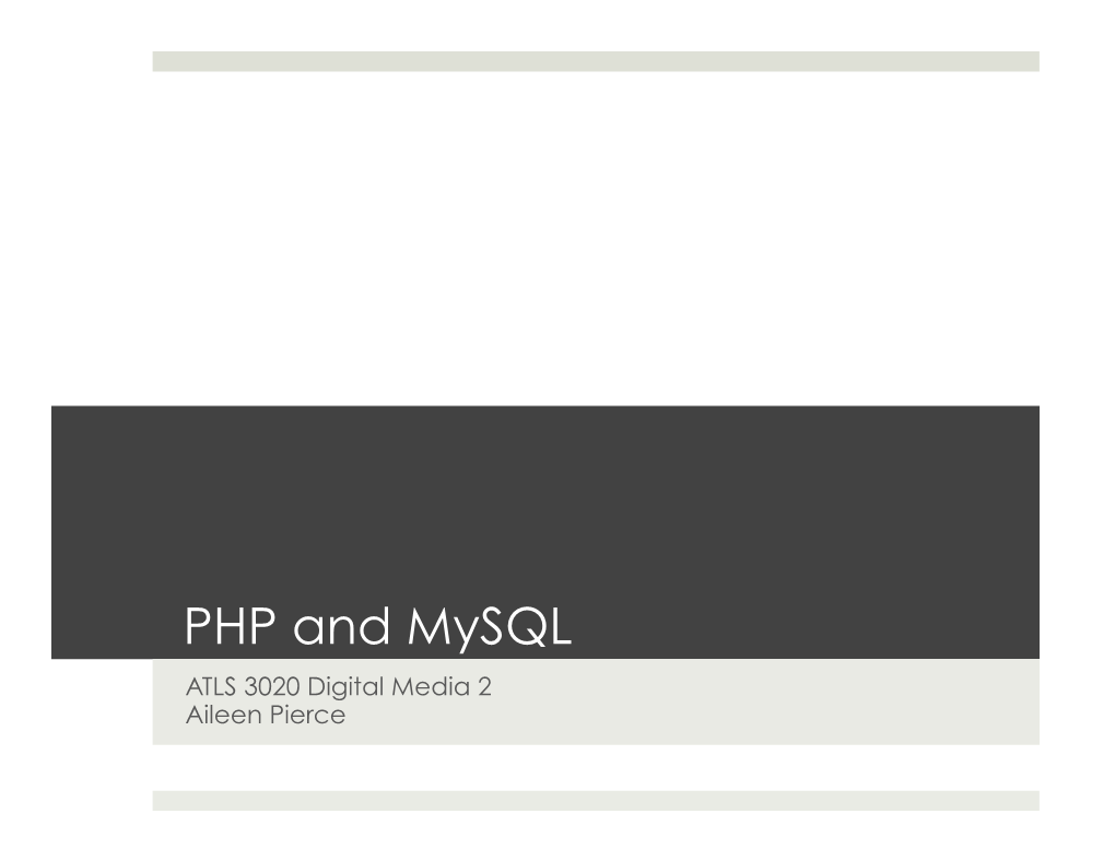 DM2 Week 15 PHP Mysql.Pptx