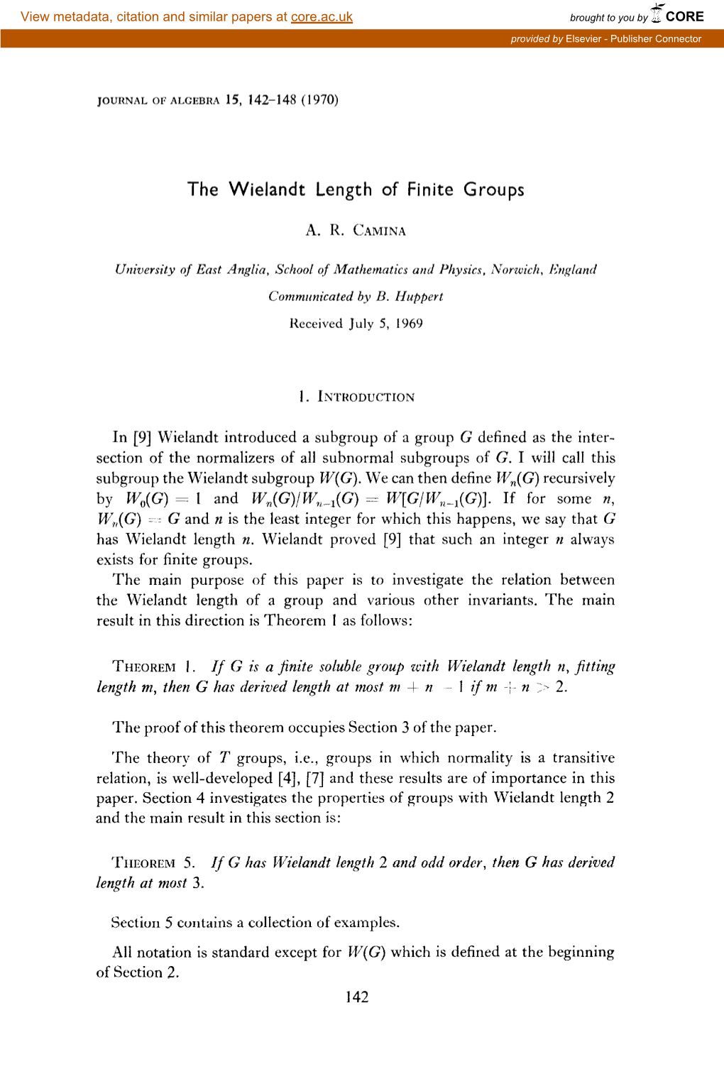 The Wielandt Length of Finite Groups