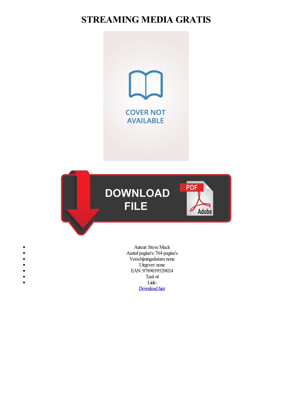 Streaming Media Gratis Epub, Ebook