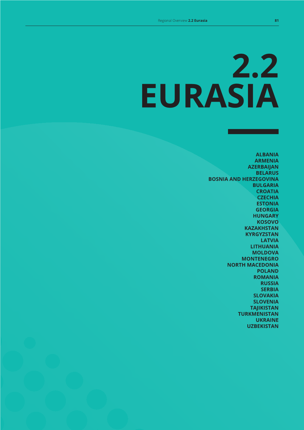 2.2 Eurasia 81 2.2 EURASIA